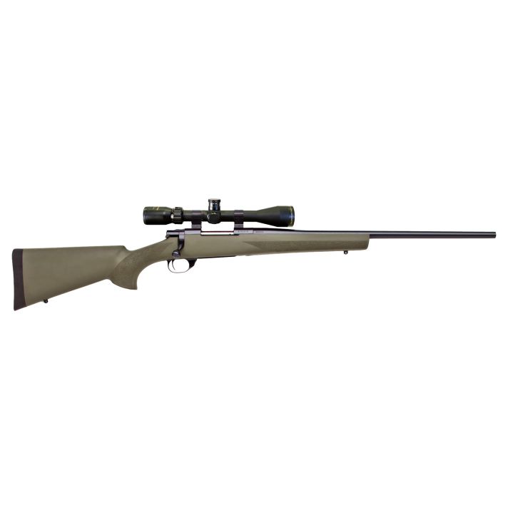 Howa HGP2243G M1500 Gamepro Gen2 243 Win 5+1 22" Blued Steel Barrel, Blued Steel Receiver, Green Hogue OverMolded Synthetic Stock Includes Nikko Stirling GamePro 3.5-10x44mm Scope