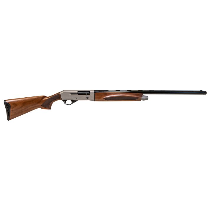 Pointer KIRFT3G12 Field Tek 3 12 Gauge 3" 3+1 28" Matte Blued Barrel, Gray Cerakote Rec, Oiled Turkish Walnut Wood Stock, Fiber Optic Sight, 5 Chokes Included