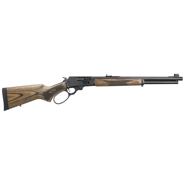 Marlin 70456 1895 Gun Guide 45-70 Gov 6+1 19.10" Satin Blued Steel Threaded Barrel, Blued Steel Receiver, Fixed Brown Laminate Stock