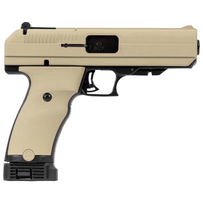 Hi-Point 34510FDE JHP45 ACP 9+1 4.50" Black Steel Barrel, Flat Dark Earth Serrated Steel Slide & Polymer Frame, FDE Polymer Grip