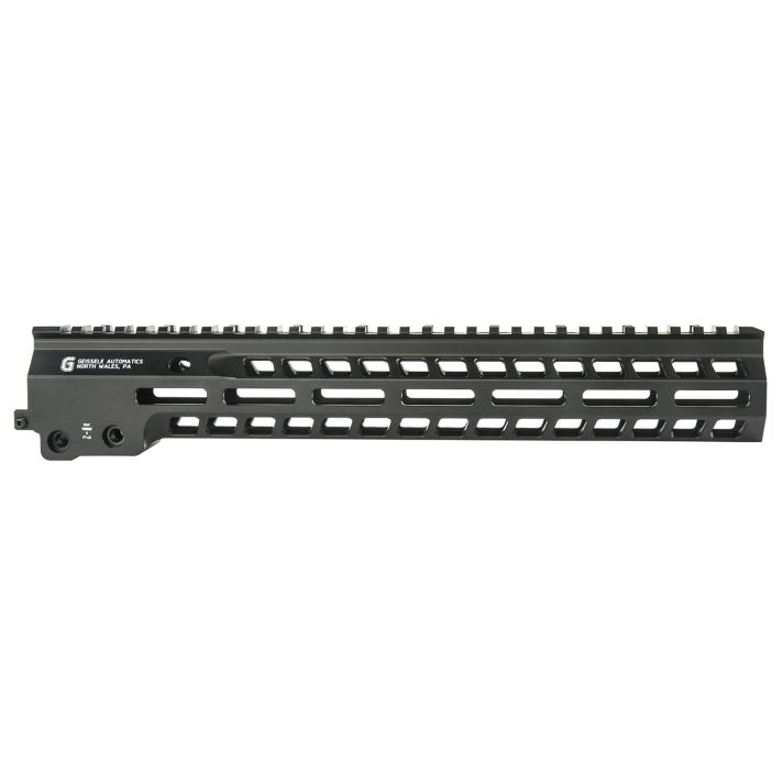 Geissele Automatics 05573B Super Modular Rail MK14 13.50" M-LOK, Black Aluminum for AR Platform, Barrel Nut Included