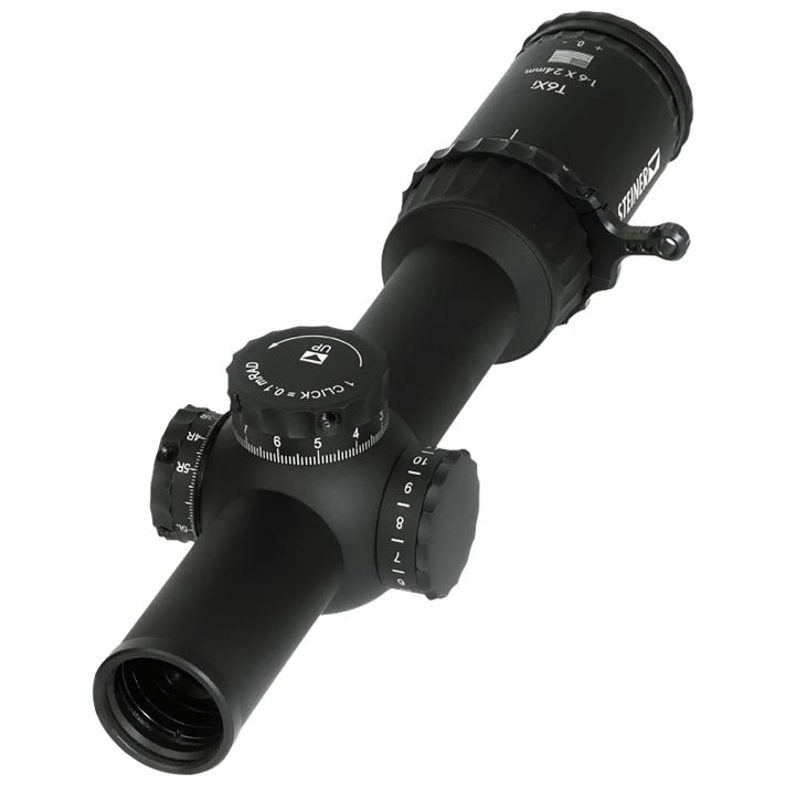 Steiner 5103 T6Xi1-6x24mm 30mm Tube Illuminated KC-1 MIL Reticle First Focal Plane Features Throw Lever