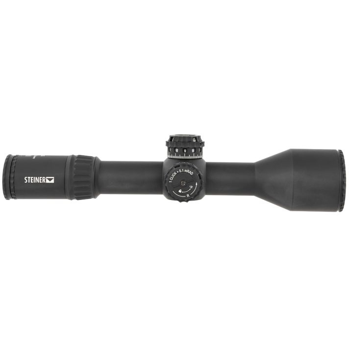 Steiner 5118 T6XiBlack 3-18x56mm 34mm Tube Illuminated MSR2 MIL Reticle First Focal Plane Features Throw Lever