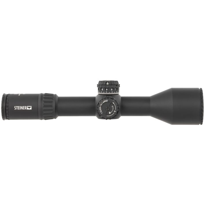 Steiner 5119 T6XiBlack 3-18x56mm 34mm Tube Illuminated SCR2 MIL Reticle First Focal Plane Features Throw Lever