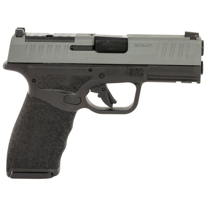 Springfield Armory HCP9379BP0SP Hellcat Pro OSP 9mm Luger 15+1 3.70" Melonite Barrel, Black Polymer Frame w/Picatinny Acc. Rail, Optic Ready Platinum Gray Slide