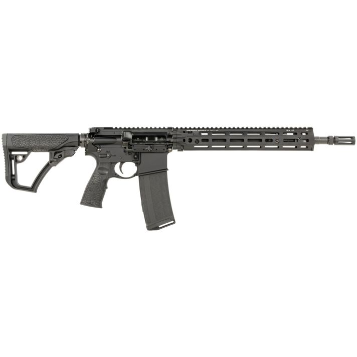 Daniel Defense 0219110613047 M4A1 RIII 5.56x45mm NATO 14.50" 30+1, Black, OEM Stock & Grip, 12.50" M-Lok Handgaurd, Ambi Controls, Pinned & Welded Flash Hider