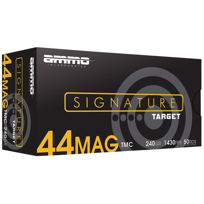 Ammo Inc 44240TMCA50 Signature44Rem Mag 240gr Total Metal Case 50 Per Box/20 Case