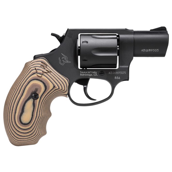 Taurus 285621VZ19 85638 Special 6rd 2", Matte Black Carbon Steel, Brown VZ Cyclone Grip