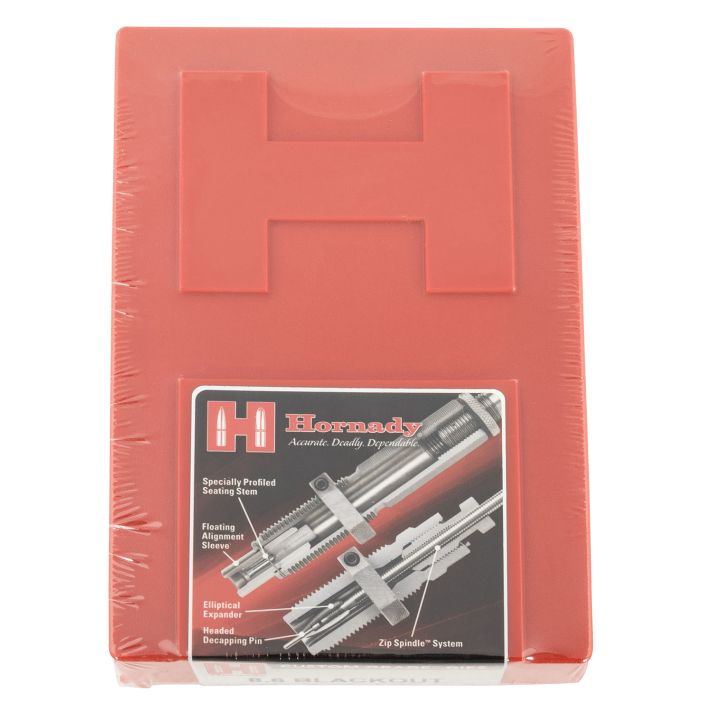 Hornady 546442 Custom Grade Series III 2 Die Set for 8.6 Blackout Includes Sizing Seater