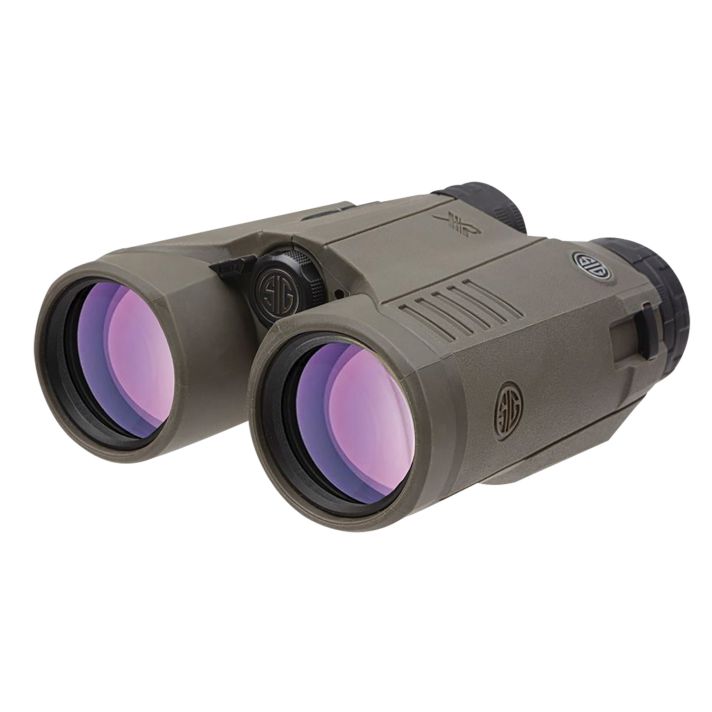 Sig Sauer Electro-Optics SOK6K105 KILO6K HD Rangefinding Binocular OD Green 10x42mm Circle Reticle