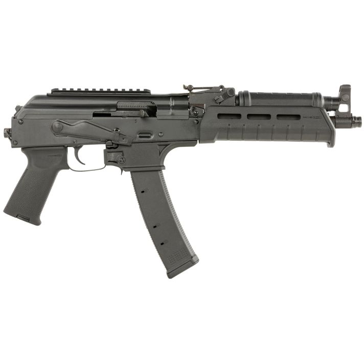 Century Arms HG7536N Draco 9S 9mm Luger 35+1 11.14" Barrel,Black Stamped Receiver, Magpul MOE Handguard & AK Grip, EV9 Scorpion Magazine