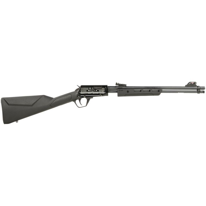 Rossi RP22181SYEN07 GalleryFull Size 22LR 15+1, 18" Polished Black Steel Barrel, Polished Black w/Engraving Steel Receiver, Black Fixed Stock, Right Hand