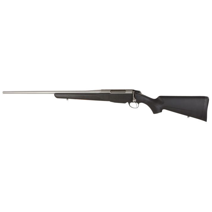 Tikka JRTXB415 T3x Lite Full Size 243 Win 3+1 22.40" Stainless Steel Barrel, Drilled & Tapped Stainless Steel Receiver, Black Fixed Synthetic Stock, Left Hand
