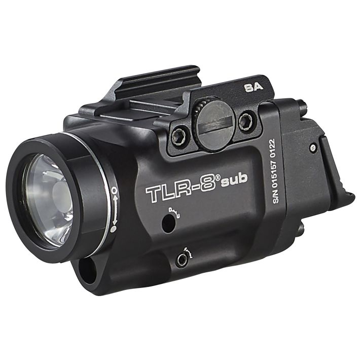 Streamlight 69419 TLR-8 Sub Gun Light with Red LaserBlack Anodized 500 Lumens White LED Springfield Armory Hellcat
