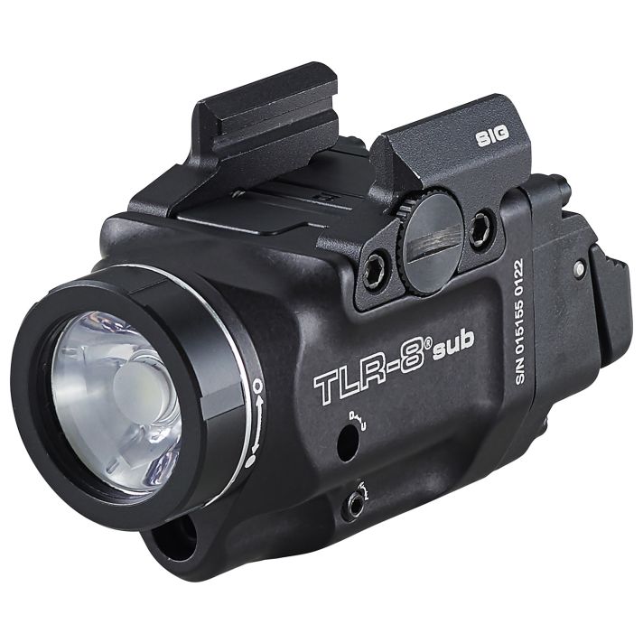 Streamlight 69417 TLR-8 Sub Gun Light with Red LaserBlack Anodized 500 Lumens White LED Sig Sauer P365