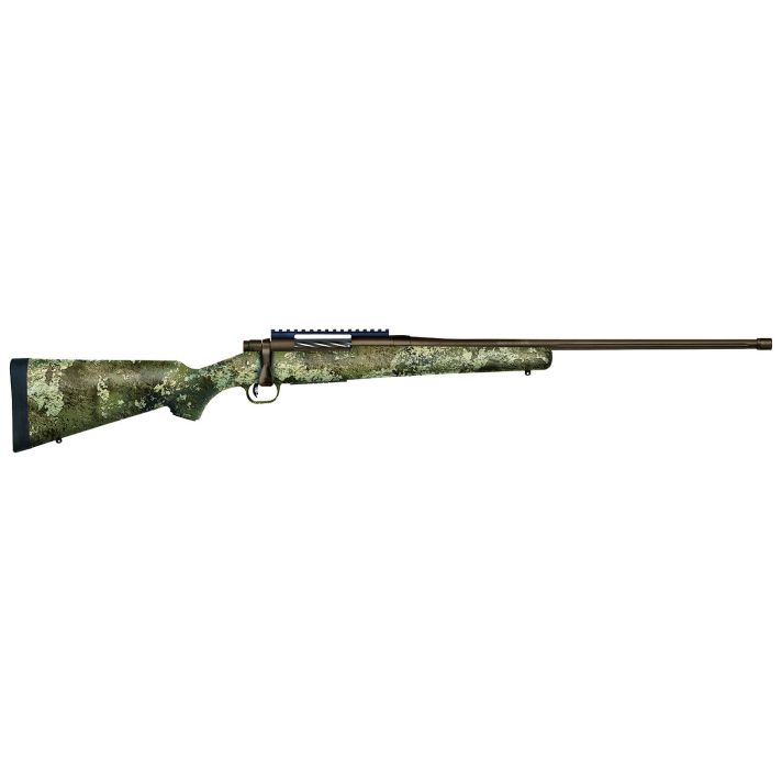 Mossberg 28171 Patriot Predator 7mm PRC 3+1 24" Fluted & Threaded, Patriot Brown Cerakote Barrel/Rec, TrueTimber Strata Stock