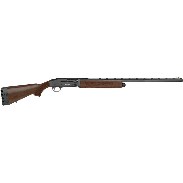 Mossberg 85154 940 Pro Full Size 12 Gauge Semi-Auto 3" 4+1 28" Matte Blued Vent Rib Barrel, Black Anodized Drilled & Tapped Stainless Steel Receiver, Adjustable Walnut Synthetic Stock, Right Hand