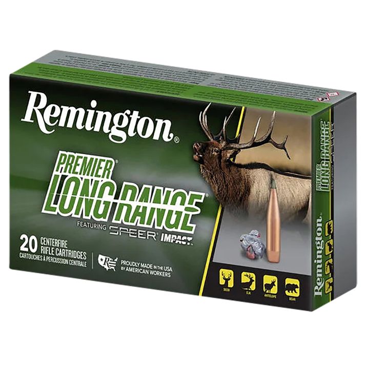 Remington Ammunition R21347 Premier Long Range 300RUM 190gr Speer Impact 20 Per Box/10 Case