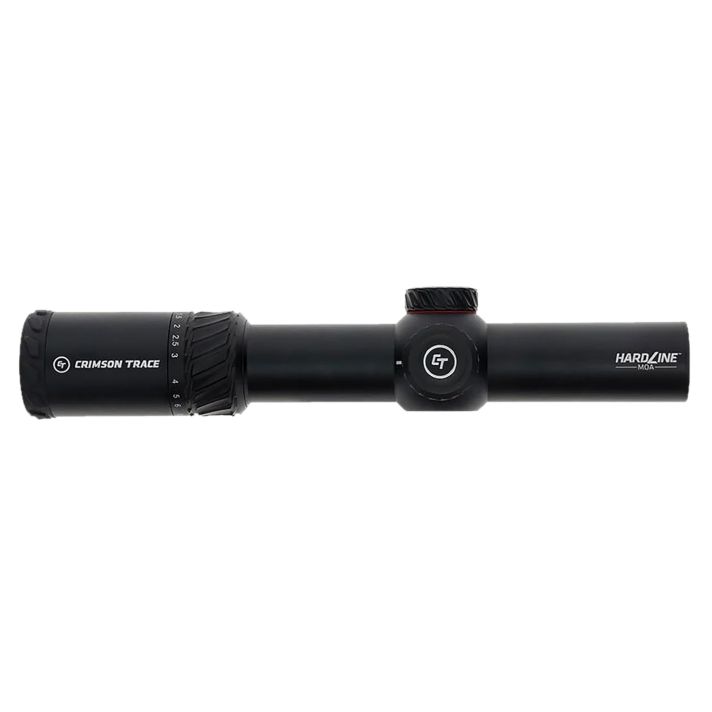 Crimson Trace 013002299 HardlineBlack Anodized 1-6x 24mm 34mm Tube Illuminated CT TR1-MIL Reticle