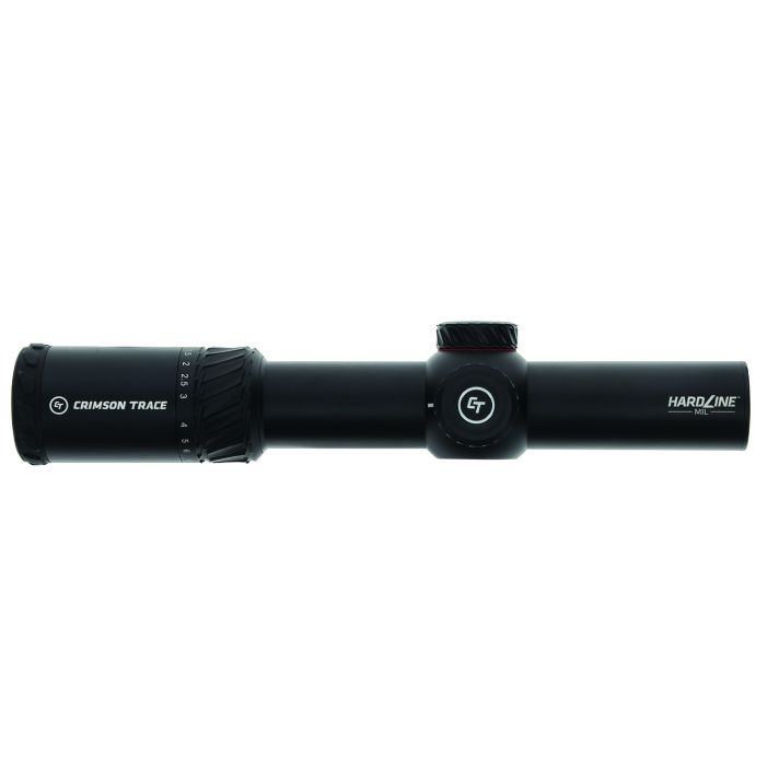 Crimson Trace 013002301 HardlineBlack Anodized 1-10x 28mm 34mm Tube Illuminated CT TR1-MIL Reticle