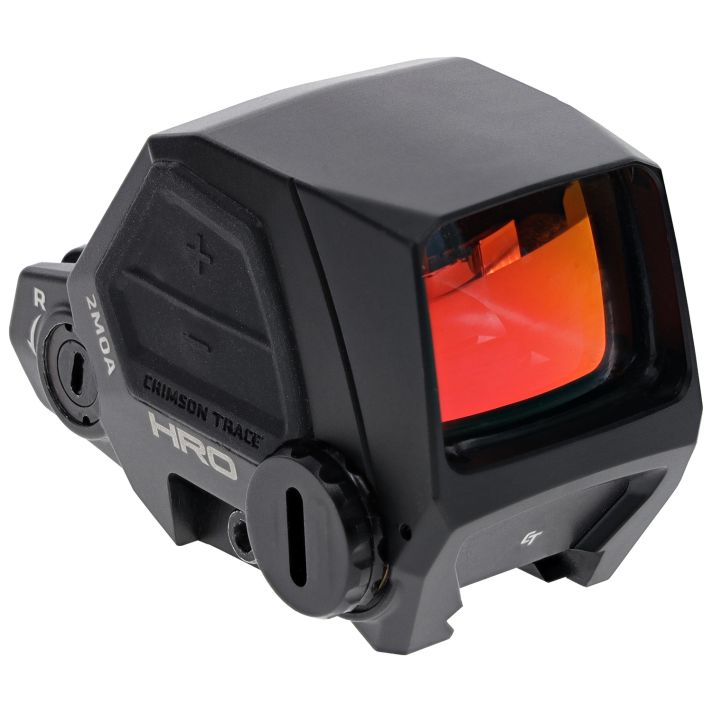 Crimson Trace 0101810 HROBlack Anodized 1 x 36.5 mm x 27.8 mm 2 MOA Red Dot
