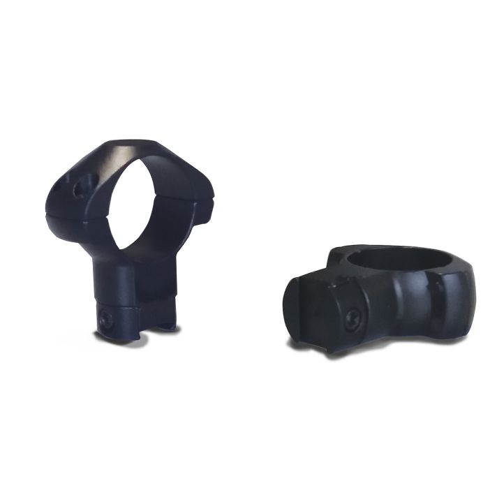 Konus 7418 Steel RingsBlack 30mm 3/8" Grooved Receiver High 0 MOA