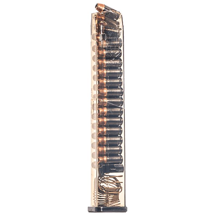 ETS Group SMKGLK2130 Pistol Mags30rd Extended 45 ACP Compatible w/Glock 21/30/41 Smoke Polymer