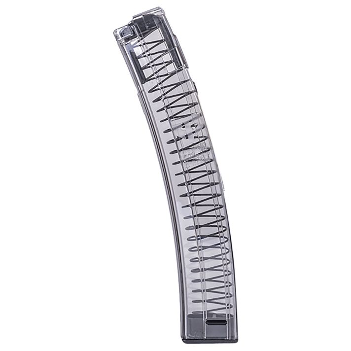 ETS Group SMKHKMP530 Pistol Mags30rd Standard 9mm Luger Compatible w/ HK MP5/MP5K/94/SP89/SP5K Smoke Polymer