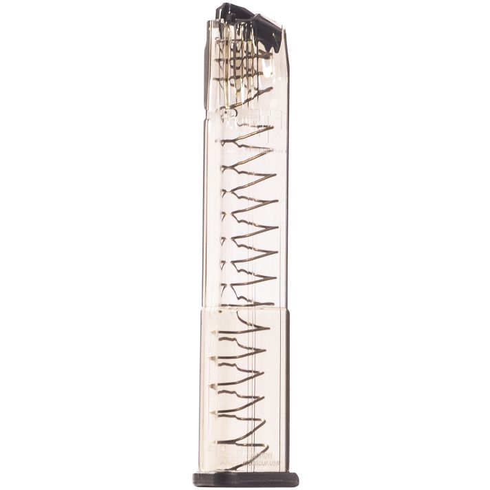 ETS Group SMKSW9MP30 Pistol Mags30rd Extended 9mm Luger Fits S&W M&P Smoke Polymer