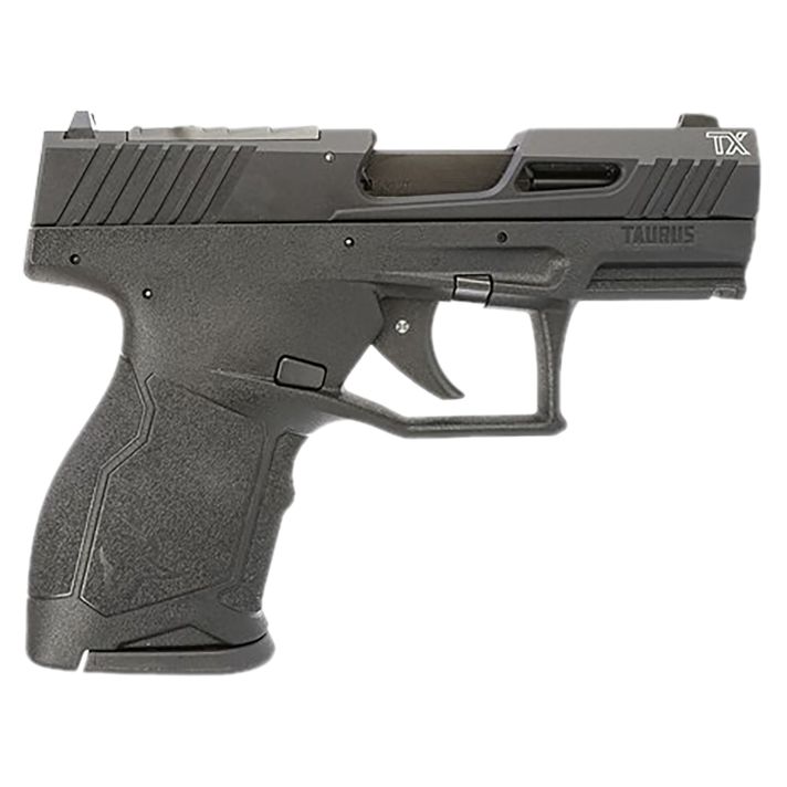 Taurus 1TX2223110 TX22CCompact 22 LR 10+1 3.60" Matte Black Steel Barrel, Black Hard Coat Anodized Serrated Aluminum Slide, Black Polymer Frame w/Picatinny Rail Black Polymer Grips