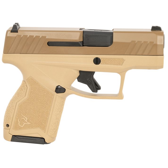 Taurus 1GX4M931ET GX4Micro-Compact 9mm Luger 11+1 3.06" Black Barrel, Tan Cerakote Serrated Slide, Coyote Tan Stainless Steel Frame