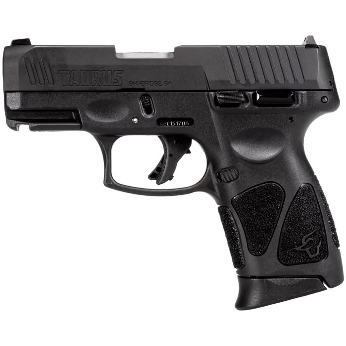 Taurus 1G3C4031 G3CCompact Frame 40 S&W 10+1 3.26" Matte Stainless Steel Barrel, Matte Black Tenifer Serrated Steel Slide, Black Polymer Frame w/Picatinny Rai,l Black Polymer Grip, Right Hand