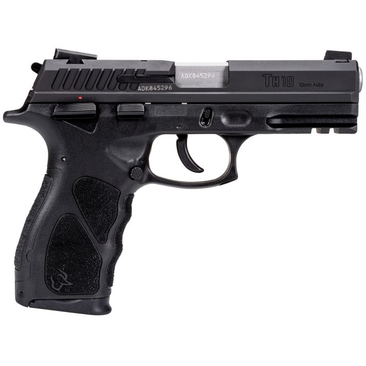 Taurus 1TH10041 THFull Size 10mm Auto 15+14.27" Matte Stainless Steel Barrel, Matte Black Serrated Slide, Black Polymer Frame w/Picatinny Rail, Black Interchangeable Backstrap Grip Right Hand