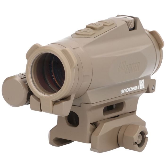 Sig Sauer Electro-Optics SOR44002 Romeo4XT-ProFlat Dark Earth 1 x 20 mm 2 MOA Red Ballistic Circle Dot Multi Reticle