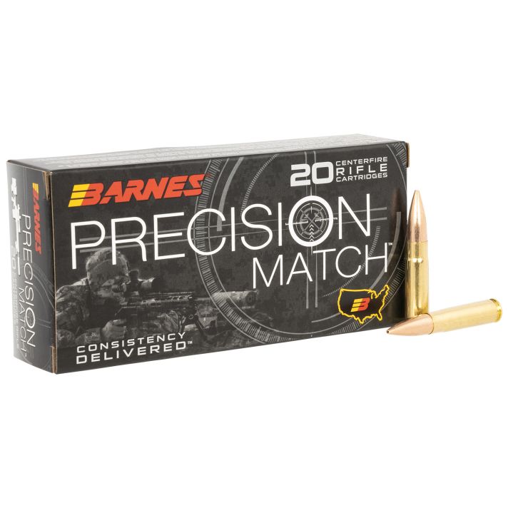 Barnes Bullets 32134 Precision Match300Blackout 220gr Match Burner OTM BT 20 Per Box/10 Case