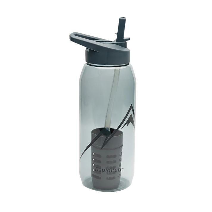 RapidPure 01600123 Purifier + Plastic Bottle 3.5" x 3.5" x 9.5", Includes Ultralight Straw