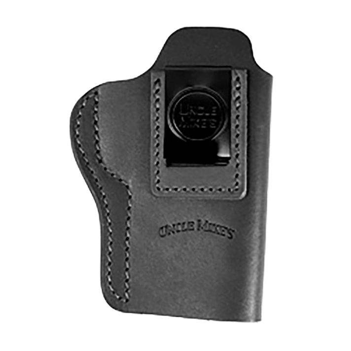 Uncle Mikes-leather(1791) UMIWB5MBLA Inside the WaistbandIWB Size 05 Matte Black Leather Belt Clip Fits Sig P320 Right Hand