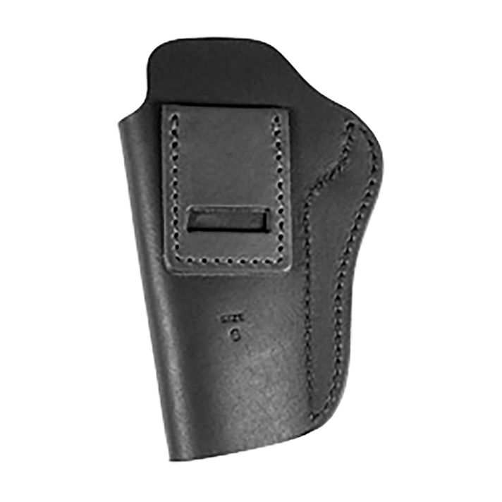 Uncle Mikes-leather(1791) UMIWB6MBLA Inside the WaistbandIWB Size 06 Matte Black Leather Belt Clip Fits 1911 5" Right Hand
