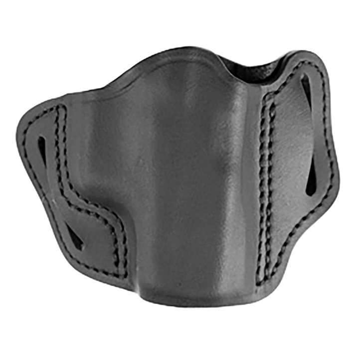 Uncle Mikes-leather(1791) UMOWB1MBLR Outside The WaistbandOWB Size 01 Matte Black Leather Belt Slide Fits Springfield Hellcat Right Hand