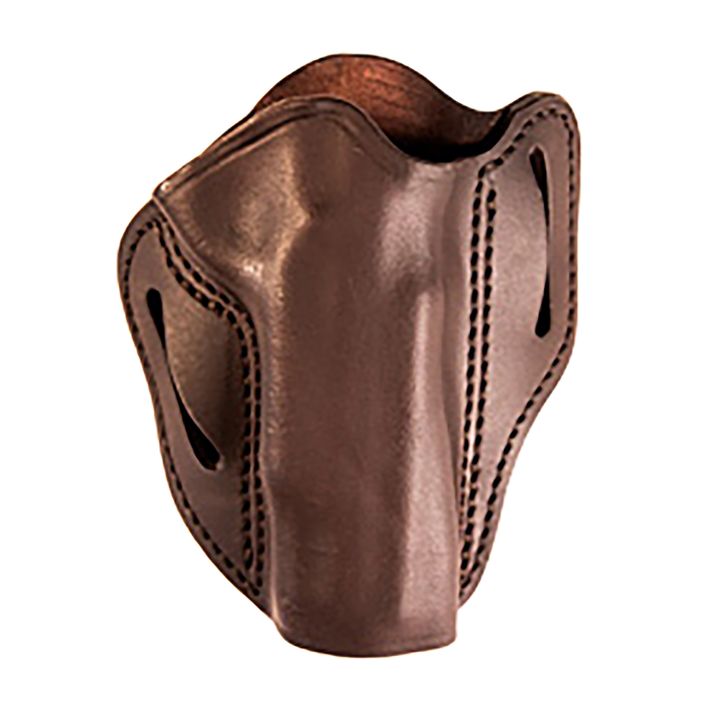 Uncle Mikes-leather(1791) UMOWB3BRWR Outside The Waistband Holster OWB Size 03 Brown Leather Belt Slide Fits 1911 5" Right Hand