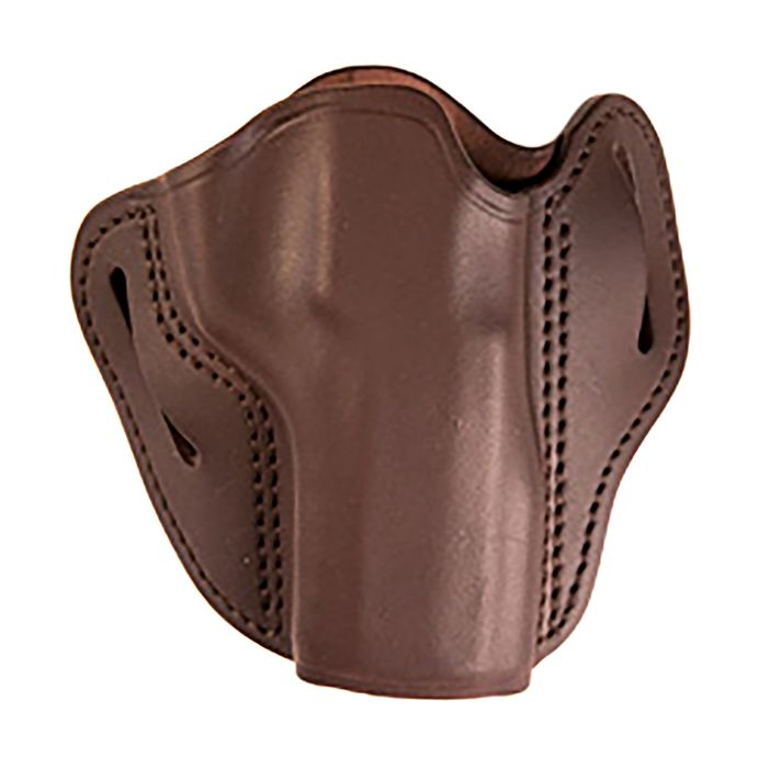 Uncle Mikes-leather(1791) UMOWB4BRWR Outside The Waistband Holster OWB Size 04 Brown Leather Belt Slide Fits Sig P320 Right Hand