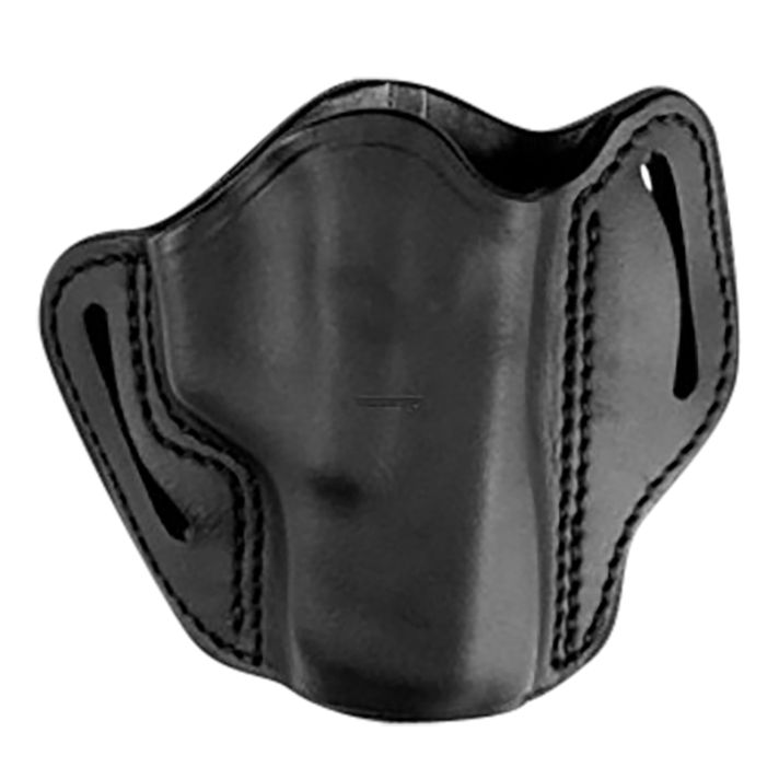 Uncle Mikes-leather(1791) UMOWB4MBLR Outside The WaistbandOWB Size 04 Matte Black Leather Belt Slide Fits Sig P320 Right Hand
