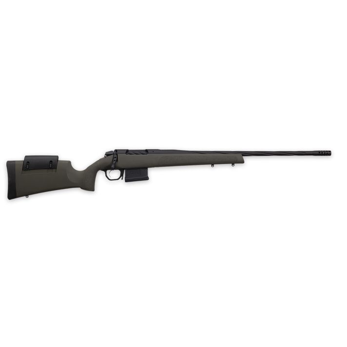 Weatherby 3WRXP65RWR6B 307 Range XP 6.5 Wthby RPM 5+1 24" Fluted Barrel, Black Barrel/Rec, OD Green Synthetic Stock with Adj. Cheek Rest, Accubrake Muzzle Brake, TriggerTech Trigger