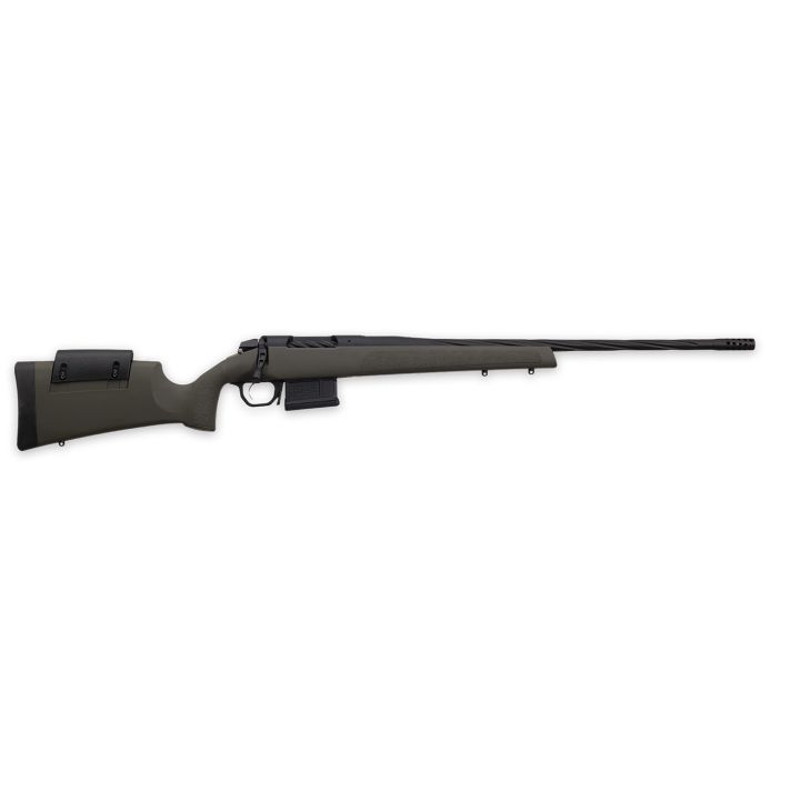 Weatherby 3WRXP300NR8B 307 Range XP 300 Win Mag 5+1 26" Fluted Barrel, Black Barrel/Rec, OD Green Synthetic Stock with Adj. Cheek Rest, Accubrake Muzzle Brake, TriggerTech Trigger