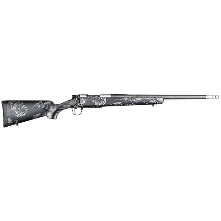 Christensen Arms 8010631800 Ridgeline FFT Full Size 7mm PRC 3+1 22" Carbon Fiber Steel Threaded Barrel, Stainless Aluminum Receiver, Black w/Gray Accents Fixed Sporter w/Flash Forged Technology Stock