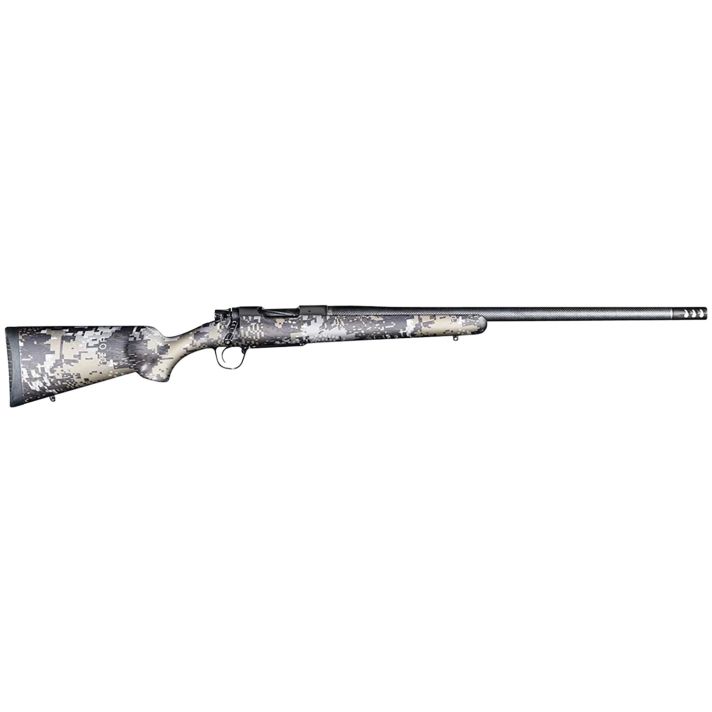 Christensen Arms 8010632200 Ridgeline FFT 7mm PRC 3+1 22" Carbon Fiber/Threaded Barrel, Burnt Bronze Cerakote Rec, Green with Black/Tan Accents Stock