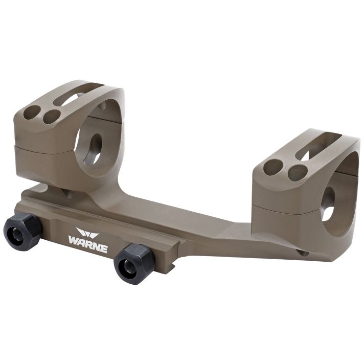 Warne XSKEL30DE X-SKEL Scope Mount/Ring Combo Flat Dark Earth Cerakote 30mm