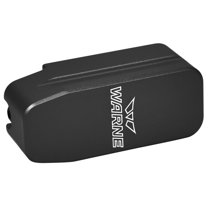 Warne 5001 Magazine ExtensionExtension PMAG 556 5rd Compatible w/ PMAG 30 Round Magazines Black Hardcoat Anodized Aluminum