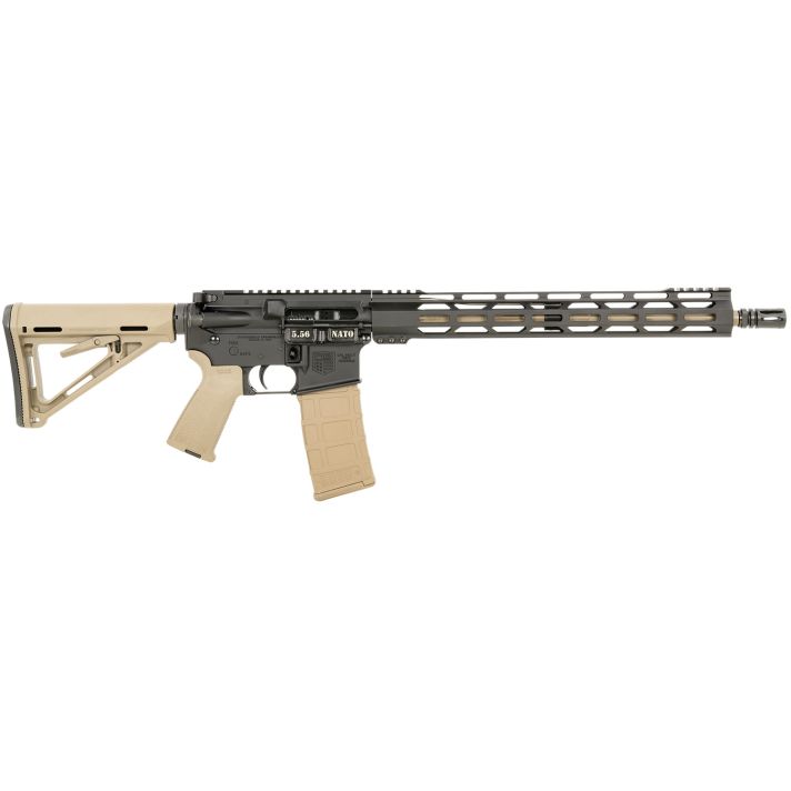 Diamondback DB175AK221 DB155.56x45mm NATO 30+1 16" Chrome Moly Barrel, Black Hard Coat Anodized Receiver, FDE Magpul Carbine Stock & Grip