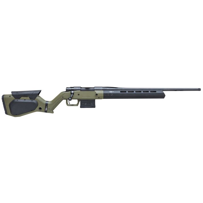 Howa HHERA308ODG M1500 Hera 308 Win 5+1 22" Threaded Barrel, Black Rec, OD Green & Black Hera H7 Chassis Stock